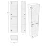 The White Space Choice 1500 mm Wall Hung Tall Unit in Dark Sage Green