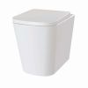The White Space Anon Rimless Back to wall Toilet with Soft Close Seat 