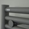 Tissino Hugo2 Central Heating Towel Radiator in Lusso Grey