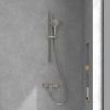 Villeroy & Boch Architectura Square Single-Lever Shower Mixer in Brushed Nickel - TVS12500100064