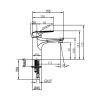 Villeroy & Boch O.Novo Start Single-Lever Basin Mixer in Chrome - TVW10510311061
