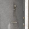 Villeroy & Boch Universal Thermostatic Square Shower Mixer in Brushed Nickel - TVS00001800064