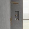 Villeroy & Boch Universal 350mm Square Rain Shower Head in Brushed Gold - TVC00000600076