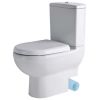 Essentials Pecos Back To Wall Close Coupled Toilet with Right Hand Exit