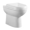 Essentials Pecos Rimless Comfort Height Back To Wall Toilet
