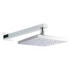 Origins Square 200mm Shower Head with 300mm Wall Arm - Chrome