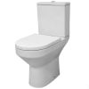 Essentials Benue Rimless Comfort Height Close Coupled Toilet