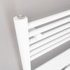 Essentials Argyle Straight Towel Radiator in Gloss White