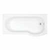 Amara P-Shape 1700 x 800mm Right Hand Shower Bath