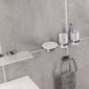 UK Bathrooms Essentials Vajont Towel Ring in Chrome