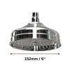 UK Bathrooms Essentials Traditional 150mm Fixed Head in Chrome
