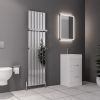 UK Bathrooms Essentials Lomond Vertical Radiator in Chrome