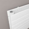 UK Bathrooms Essentials Ness Type 21 Horizontal Radiator in Gloss White