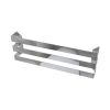 Essentials Huron Flat Triple Towel Hanger in Polished Stainless Steel