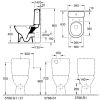 Villeroy & Boch O.Novo Compact Open Back Close Coupled WC Pack