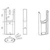 Essentials Meuse 2 Column Radiator Feet in Matt Anthracite