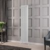 UK Bathrooms Essentials Meuse 3 Column Radiator in Gloss White