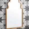 Harrogate Bathroom Mirror in Brushed Brass