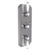 Harrogate Triple Concealed Thermostatic Shower Valve with Diverter in Chrome