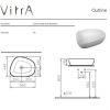 Vitra Outline Pebble Bowl Washbasin Matt. White