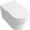  Extended wall-hung toilet bowl TARGA ARCHITECTURA VITA 370x710 mm white