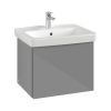 Villeroy And Boch Newo 600mm Vanity Unit and Basin in Satin Grey