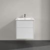 Villeroy and Boch Finero 600mm Wall Hung Vanity Unit and Basin in Glossy White - C52500DH