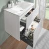 Villeroy and Boch Finero 800mm Wall Hung Vanity Unit and Basin in Glossy White - C52700DH