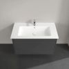 Villeroy and Boch Finero 1000mm Wall Hung Vanity Unit and Basin in Glossy Grey - C52800FP