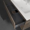 Villeroy and Boch Finero 1000mm Wall Hung Vanity Unit and Basin in Stone Oak - C52800RK