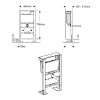 Geberit Duofix WC Frame and Cistern 0.79m - 111207002