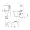Imperial Astoria Deco Close Coupled Toilet - AD1WC01030