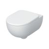 Geberit Selnova Shrouded Pan and Soft Close Quick Release Seat Pack in White - 502793001