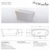 Royce Morgan Sapphire 1650mm Freestanding Bath