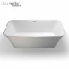 Clearwater Palermo Petite Natural Stone Freestanding Bath - N4CCS