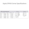 Aqata Spectra SP456 Hinged Corner Shower Enclosure