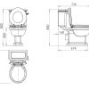 Imperial Etoile Close Coupled Toilet - ET1WCC1030