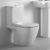Essentials Fuchsia Close Coupled Toilet with Soft Close Seat