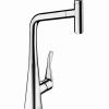 Hansgrohe Metris Select 320 Kitchen Mixer Tap with Pull-out Spray