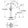 Grohe Atrio Floorstanding Bath Mixer Tap with Handshower - 32653002