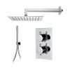 Abacus Emotion Shower Package, with Square Head & Handshower E05