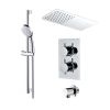 Abacus Emotion Shower Package, with Rectangle Head & Rail Kit E08