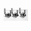 Perrin & Rowe Contemporary Thermostatic Shower Mixer with Two Shut-off Valves - 5975CP