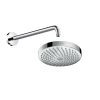Hansgrohe Round Ecostat S Valve with Croma Select 180 Overhead Shower and Axor Hand shower - 88101008