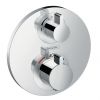Hansgrohe Round Ecostat S Valve with Croma Select S 110 Vario Handshower and Rail Set - 88101015