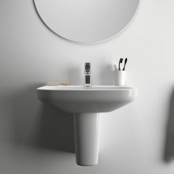 Ideal Standard i.life A 55cm Washbasin with a Taphole in White