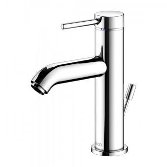 Keuco IXMO Soft Single Lever Basin Mixer 100 with Pop-Up Waste in Chrome - 59502012000