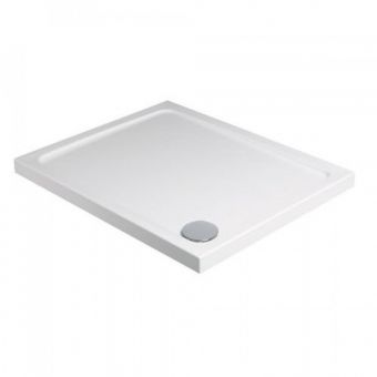 JT Fusion Low Profile Square 900 x 900mm Shower Tray in White F90100