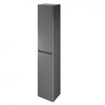 The White Space Choice 1500 mm Wall Hung Tall Unit in Dark Grey