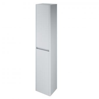 The White Space Choice 1500 mm Wall Hung Tall Unit in Light Grey